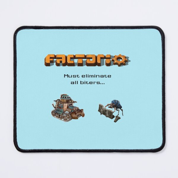 Item preview, Factorio, Must eliminate all biters   designed and sold by Dominic-Shop.