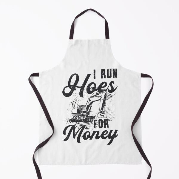 Item preview, Construction Worker Excavator I Run Hoes For Money designed and sold by tshirtconcepts.