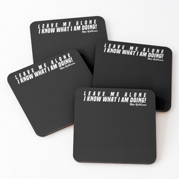 Item preview, Kimi Raikkonen - Leave me alone - I know what i am doing! designed and sold by Callahans.
