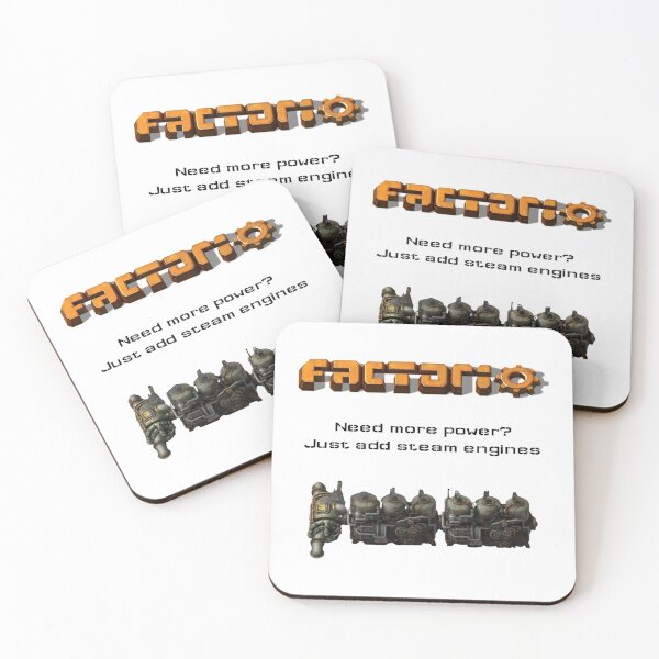 Item preview, Need more power Just add steam engines, Factorio   designed and sold by Dominic-Shop.