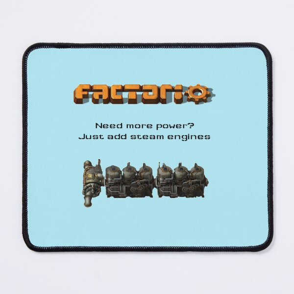 Item preview, Need more power Just add steam engines, Factorio   designed and sold by Dominic-Shop.