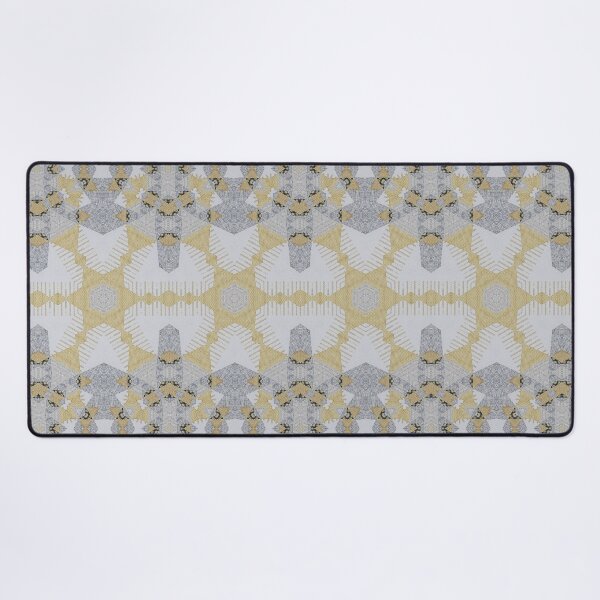 Item preview, Pastel Ochre Grey Retro Geometric 4 Woven  Texural Interior Wall Decor  designed and sold by Jenny Meehan Art Prints and Patterns  .