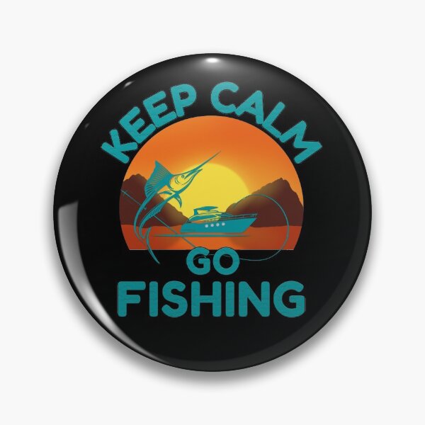 Item preview, Keep Calm and Go Fishing designed and sold by my-green-gecko.