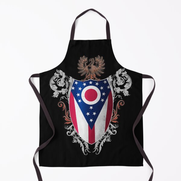 Item preview, Ohio flag medieval heraldry coat of arms style designed and sold by ChaosEdits.