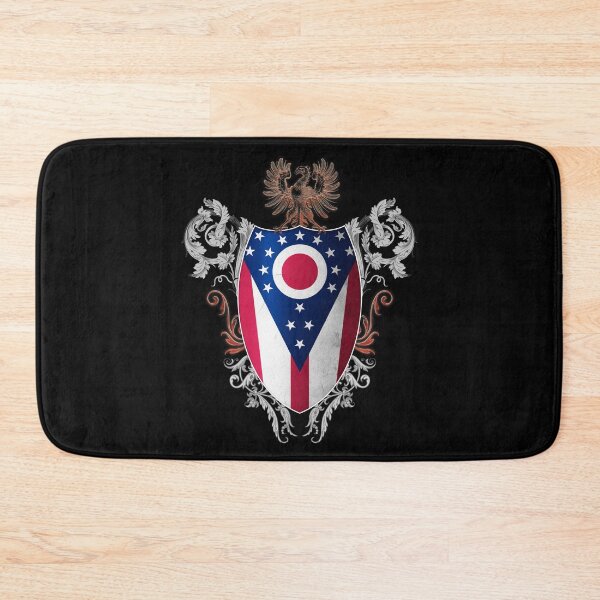 Item preview, Ohio flag medieval heraldry coat of arms style designed and sold by ChaosEdits.