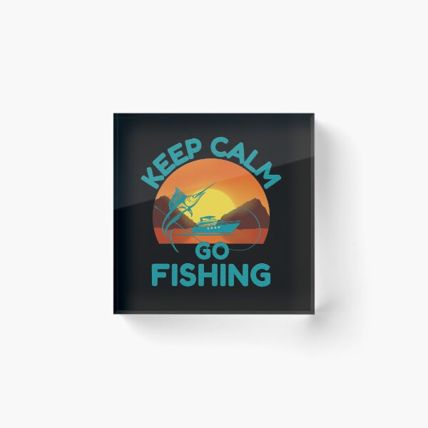 Item preview, Keep Calm and Go Fishing designed and sold by my-green-gecko.