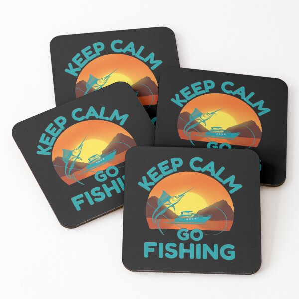 Item preview, Keep Calm and Go Fishing designed and sold by my-green-gecko.