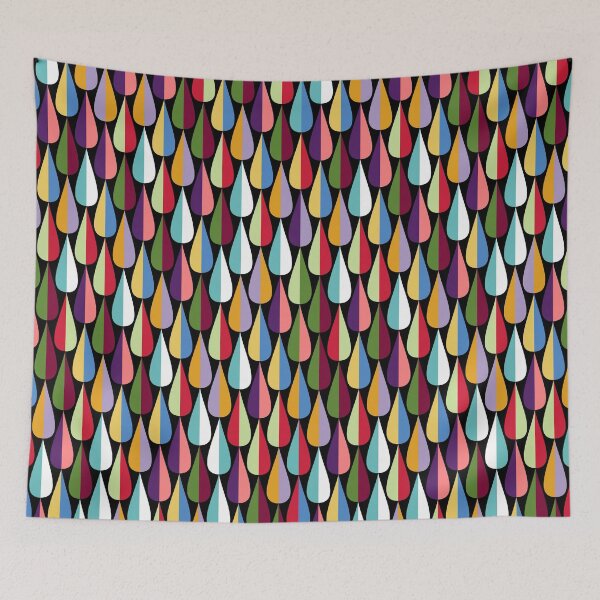Item preview, Tear Drop Retro Midcentury Modern Shade Pattern designed and sold by BleuSky.