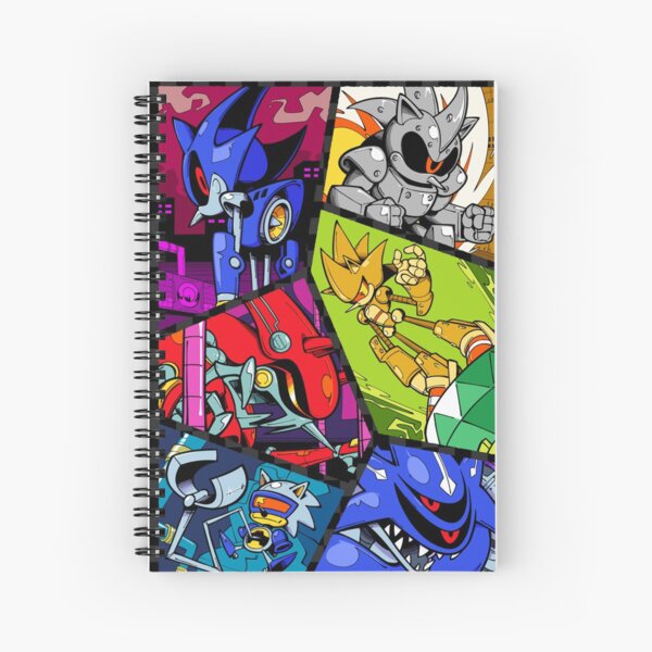 Mecha Sonic Hardcover Journal for Sale by Design-By-Dan