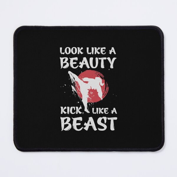 Item preview, Look Like A Beauty Kick Like A Beast Funny Karate Kickboxing designed and sold by willielmack.