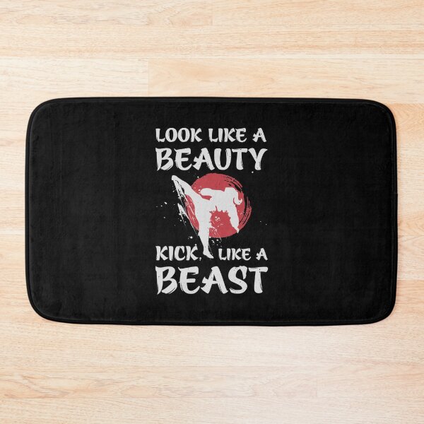 Item preview, Look Like A Beauty Kick Like A Beast Funny Karate Kickboxing designed and sold by willielmack.