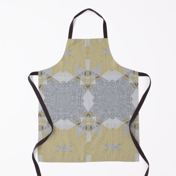 Item preview, Pastel Ochre Grey Retro Geometric 6 Woven  Texural Interior Wall Decor  designed and sold by Jenny Meehan Art Prints and Patterns  .