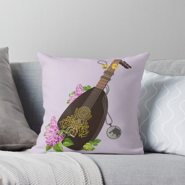 Item preview, Lute, Medallion, Lilac and Gooseberries designed and sold by Avia Asner.