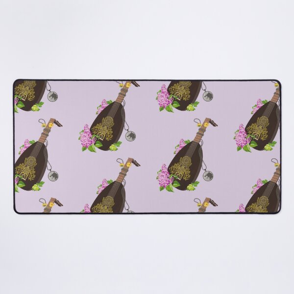 Item preview, Lute, Medallion, Lilac and Gooseberries designed and sold by Avia Asner.