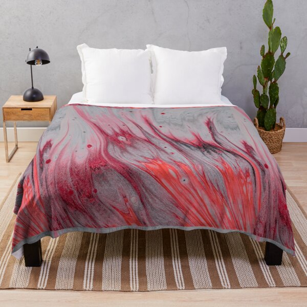 Item preview, Blush and Payne's Grey Flowing Abstract Painting designed and sold by Badreasfoury.