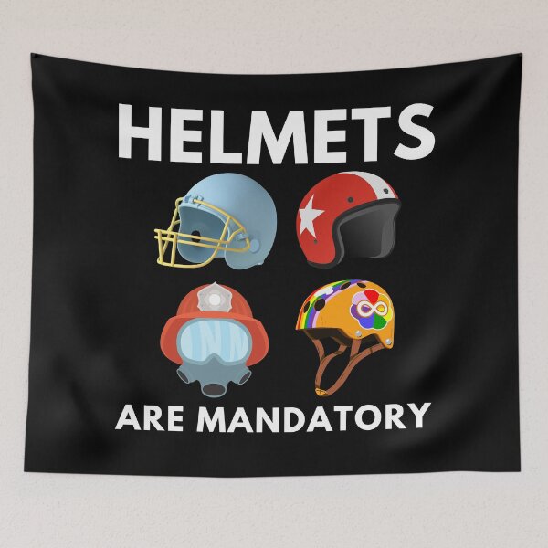 Item preview, Helmets are mandatory  designed and sold by InsaneCorner.