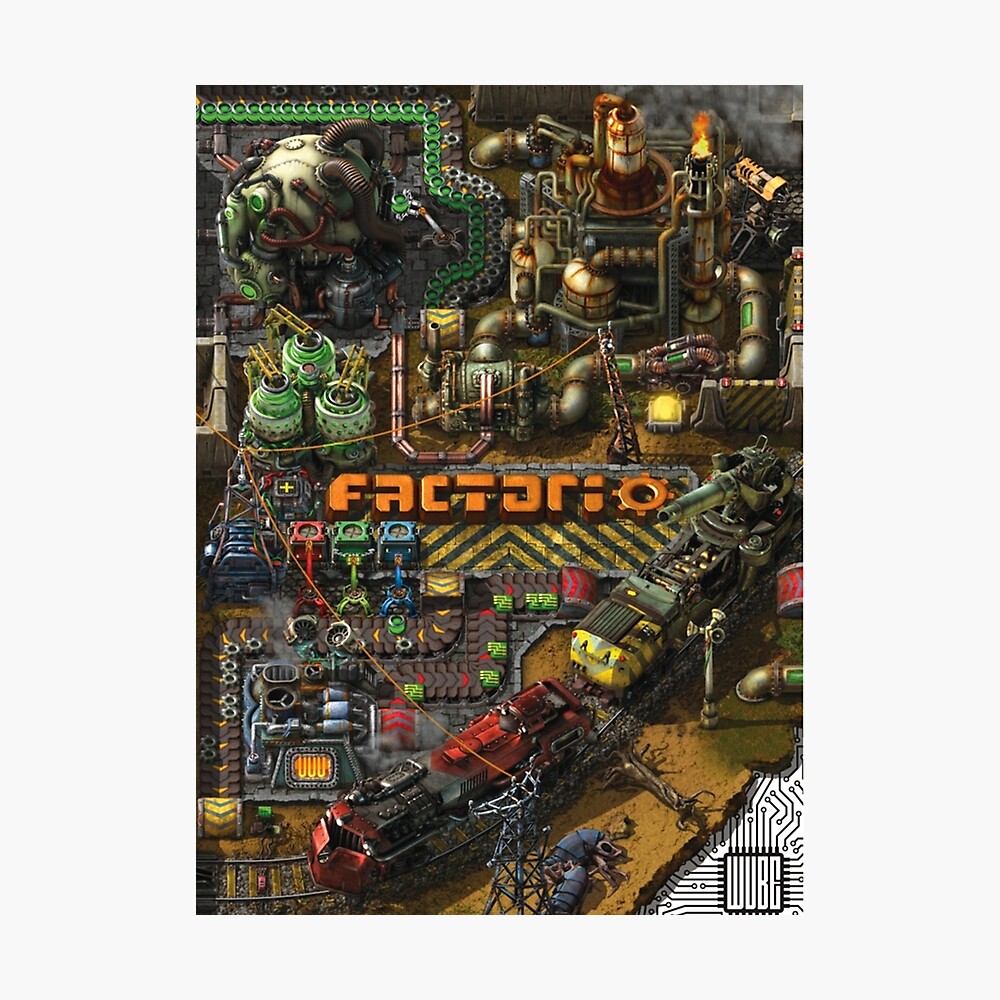 Factorio Graphic " Photographic Print for Sale by Dominic-Shop |