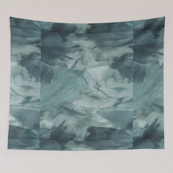 Item preview, Blush and Payne's Grey Flowing Abstract Painting designed and sold by Badreasfoury.
