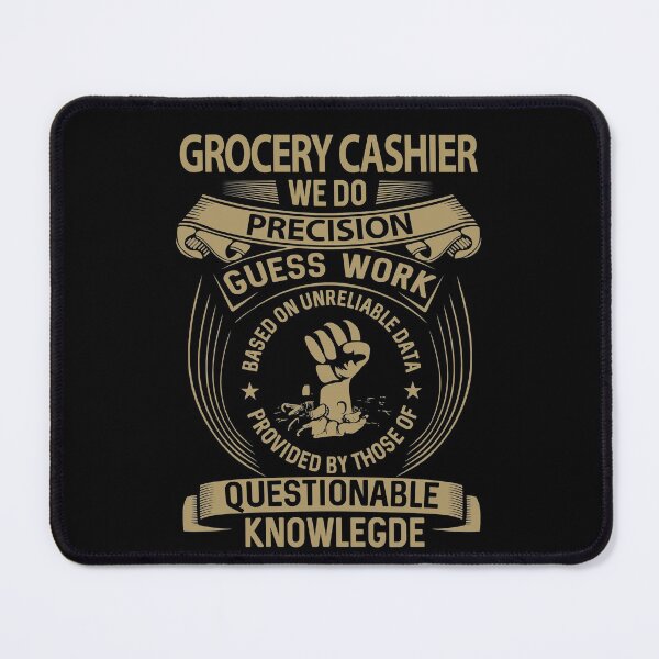 Item preview, Grocery Cashier T Shirt - We Do Precision Job Gift Item Tee designed and sold by paneczkopat.