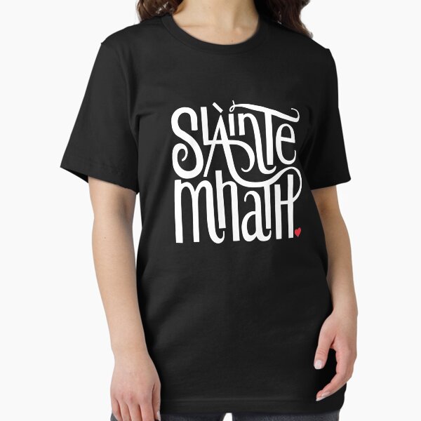 Item preview, Slainte Mhath in white and red designed and sold by fortissimotees.