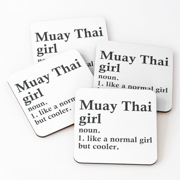 Item preview, Muay Thai Girl Funny Boxing Definition designed and sold by woodesigner.