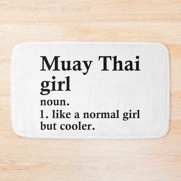 Item preview, Muay Thai Girl Funny Boxing Definition designed and sold by woodesigner.