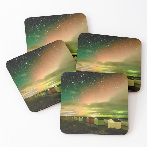 Item preview, Northern lights at Findhorn Beach  designed and sold by Paul-Scott-2463.
