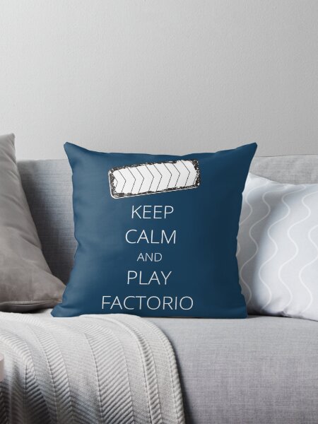 Factorio&quot; Pillow for Sale by aubreystricklan | Redbubble