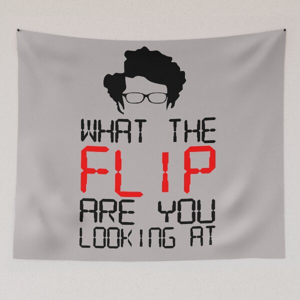 Item preview, What the flip are you looking at? - Moss - IT Nerds - Computer humor designed and sold by jacob-jendrey.