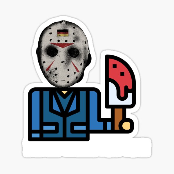 I'll be there for you!-Jason Voorhees Hockey Sticker