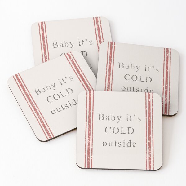 Item preview, Vintage Christmas decor - Baby it's cold outside designed and sold by Juditdesign.