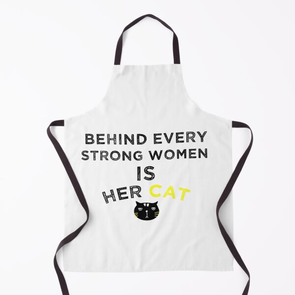 Item preview, Behind every strong women her cat gift for girls owners cat designed and sold by fatimaezzahra27.