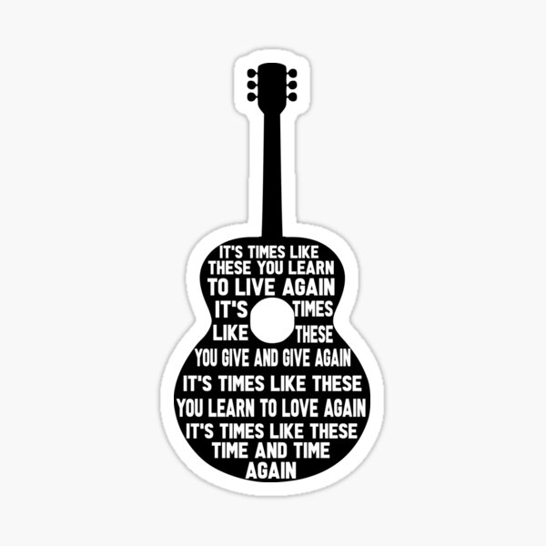 Times Like These, Dave Grohl Sticker