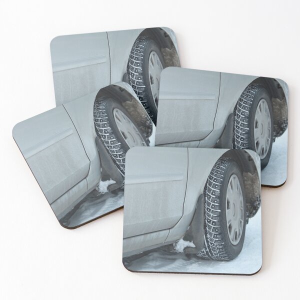 Item preview, car wheel with winter studded tires designed and sold by mrivserg.
