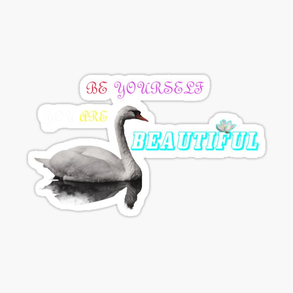 Be yourself Sticker