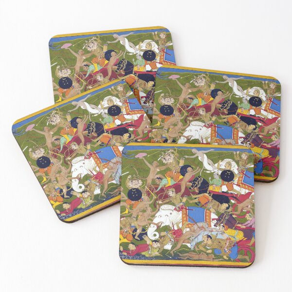 Item preview, Battle at Lanka by Sahibdin (1649-1653) designed and sold by allhistory.