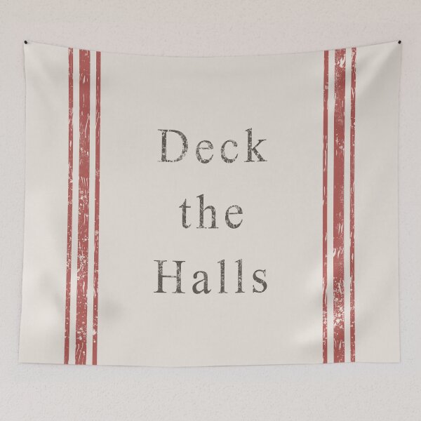 Item preview, Vintage Christmas decor - Deck the Halls designed and sold by Juditdesign.