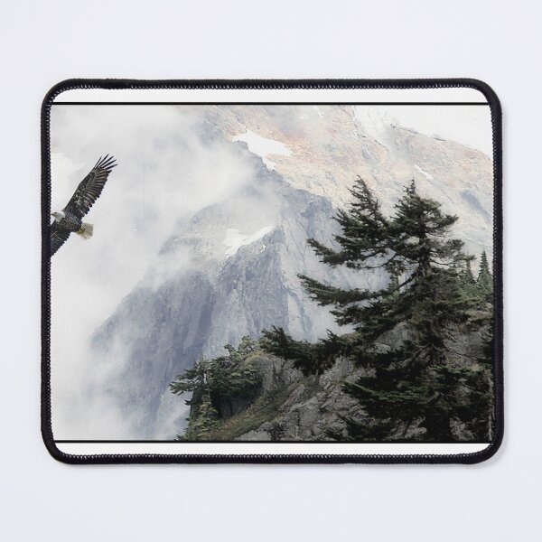 Item preview, Cascade Mountain Range Glacier, Eagle in Flight designed and sold by AMacGPhilly.