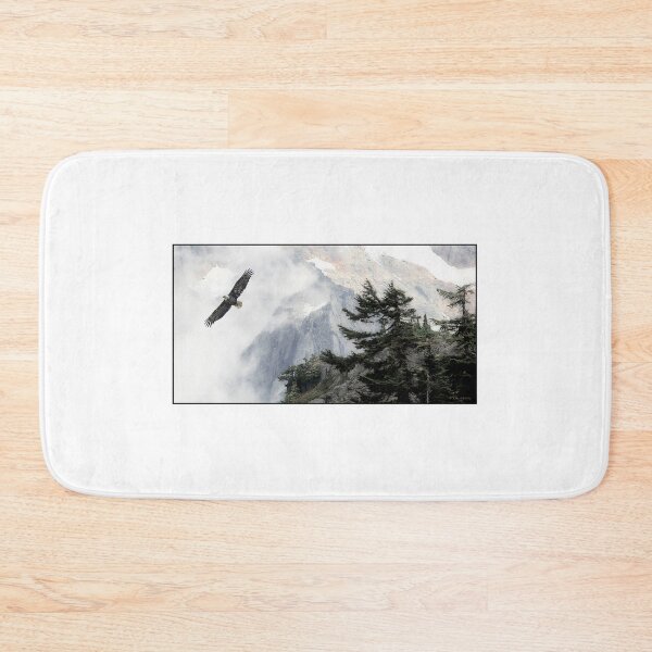 Item preview, Cascade Mountain Range Glacier, Eagle in Flight designed and sold by AMacGPhilly.