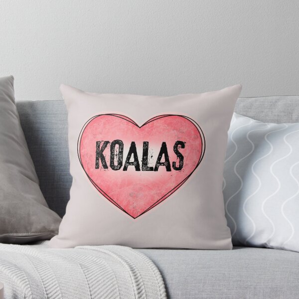 Item preview, Just A Girl Who Loves Koalas | Heart Vintage Pink Coral | Gift For Koala Lovers designed and sold by JooArtPrints  ★★★★★.