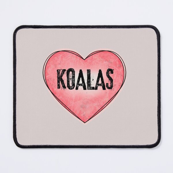 Item preview, Just A Girl Who Loves Koalas | Heart Vintage Pink Coral | Gift For Koala Lovers designed and sold by JooArtPrints ★★★★★.