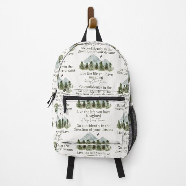 Item preview, Go confidently in the direction of your dreams, live the life you have imagined, Henry David Thoreau quote about life designed and sold by Auntieck.
