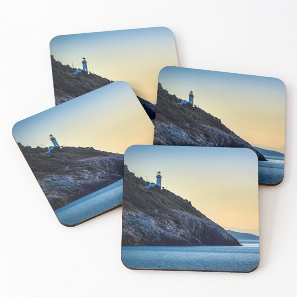 Item preview, Aegean Lighthouse in the Sunset designed and sold by Viv Thompson Photography .