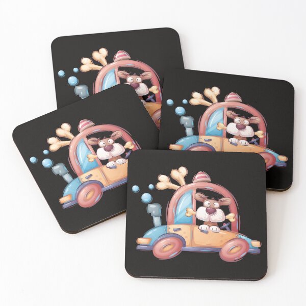 Item preview, Cute Dog Driving A Car designed and sold by ExcitedMood.