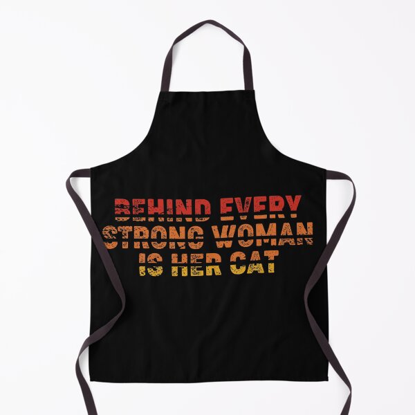 Item preview, Funny Behind Every Strong Woman Is Her Cat , Cat lover Essential T-Shirt designed and sold by LETSTRIP.