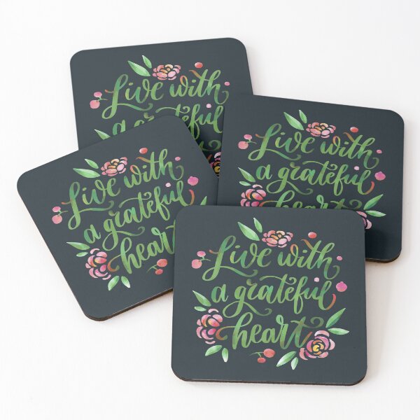 Item preview, live With A Grateful Heart  designed and sold by HasHs.