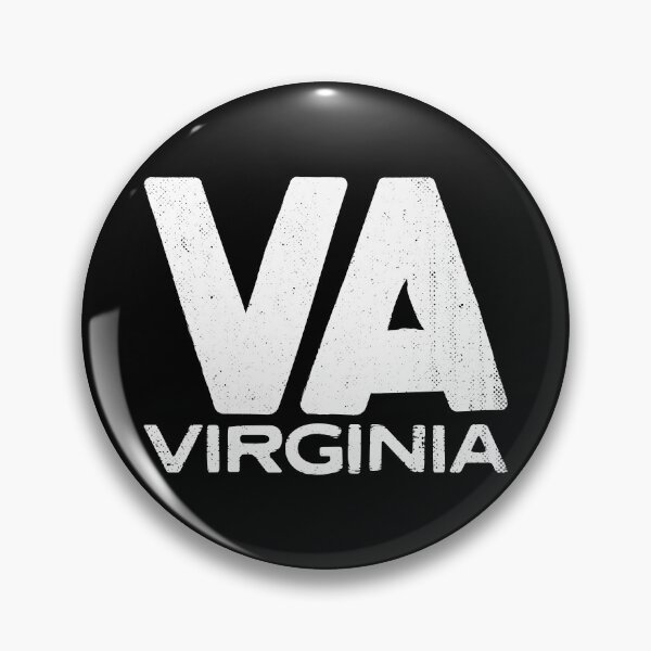 Item preview, VA Virginia Vintage State Typography designed and sold by Creatively Torn.