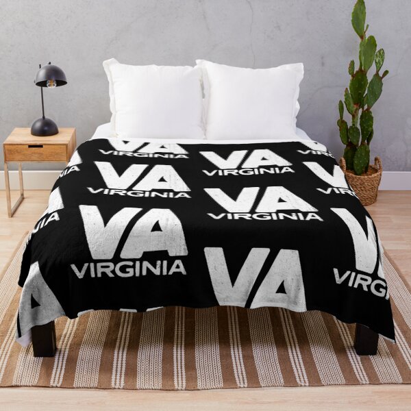 Item preview, VA Virginia Vintage State Typography designed and sold by Creatively Torn.