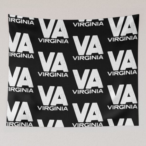 Item preview, VA Virginia Vintage State Typography designed and sold by Creatively Torn.