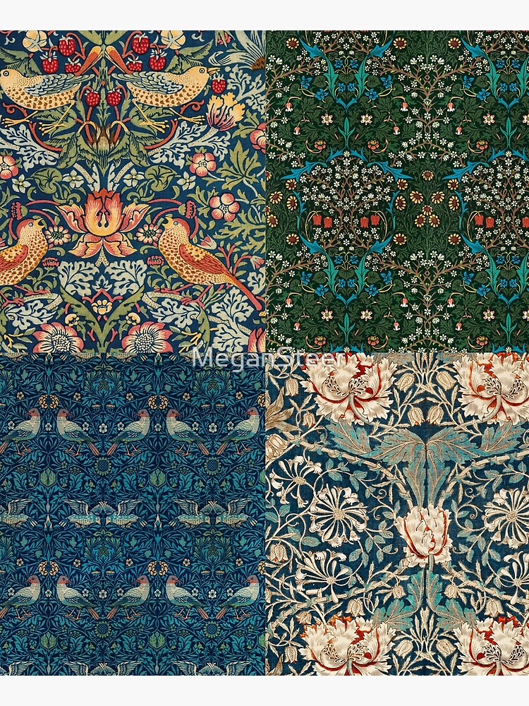 Thumbnail 6 of 6, Apron, A William Morris Sampler designed and sold by MeganSteer.